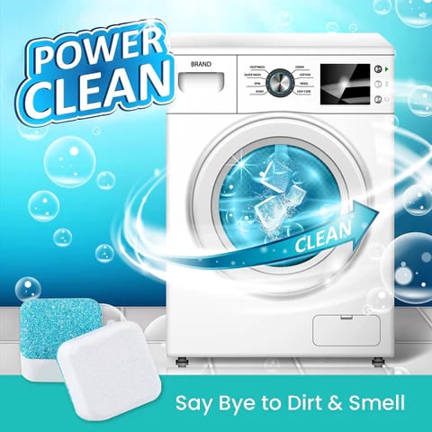 🔥 Powerful Washer Deep Cleaner Tablets – Eliminate Hidden Bacteria & Bad Smells Fast