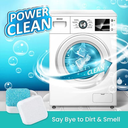 🔥 Powerful Washer Deep Cleaner Tablets – Eliminate Hidden Bacteria & Bad Smells Fast