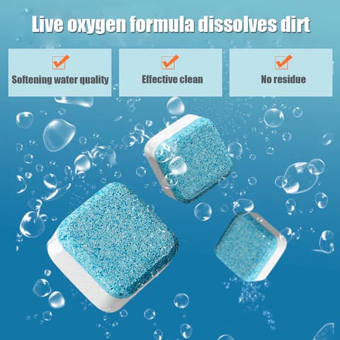 🔥 Powerful Washer Deep Cleaner Tablets – Eliminate Hidden Bacteria & Bad Smells Fast