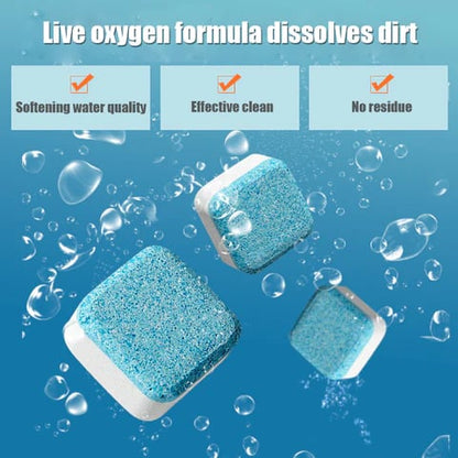 🔥 Powerful Washer Deep Cleaner Tablets – Eliminate Hidden Bacteria & Bad Smells Fast